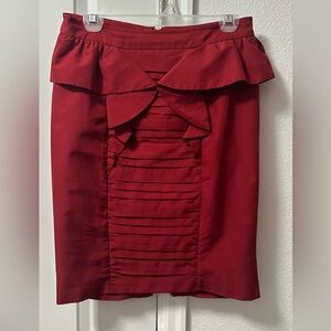 Victoria secret Red Ruffle Skirt
